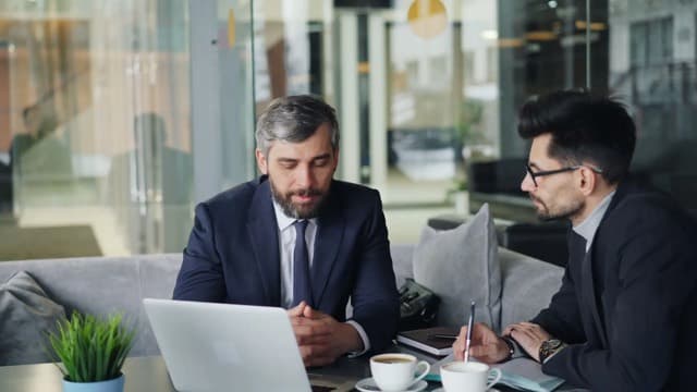 Consultants in a meeting