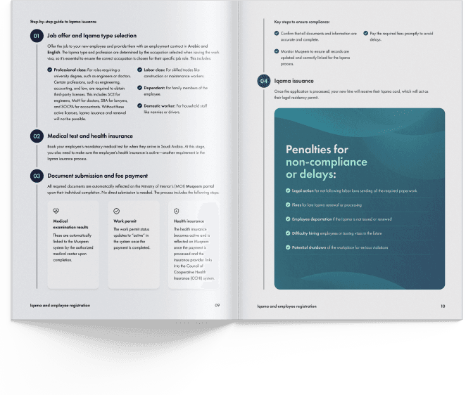 inside of the guidebook