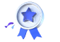 prize ribbon with star